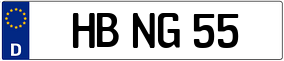 Truck License Plate
